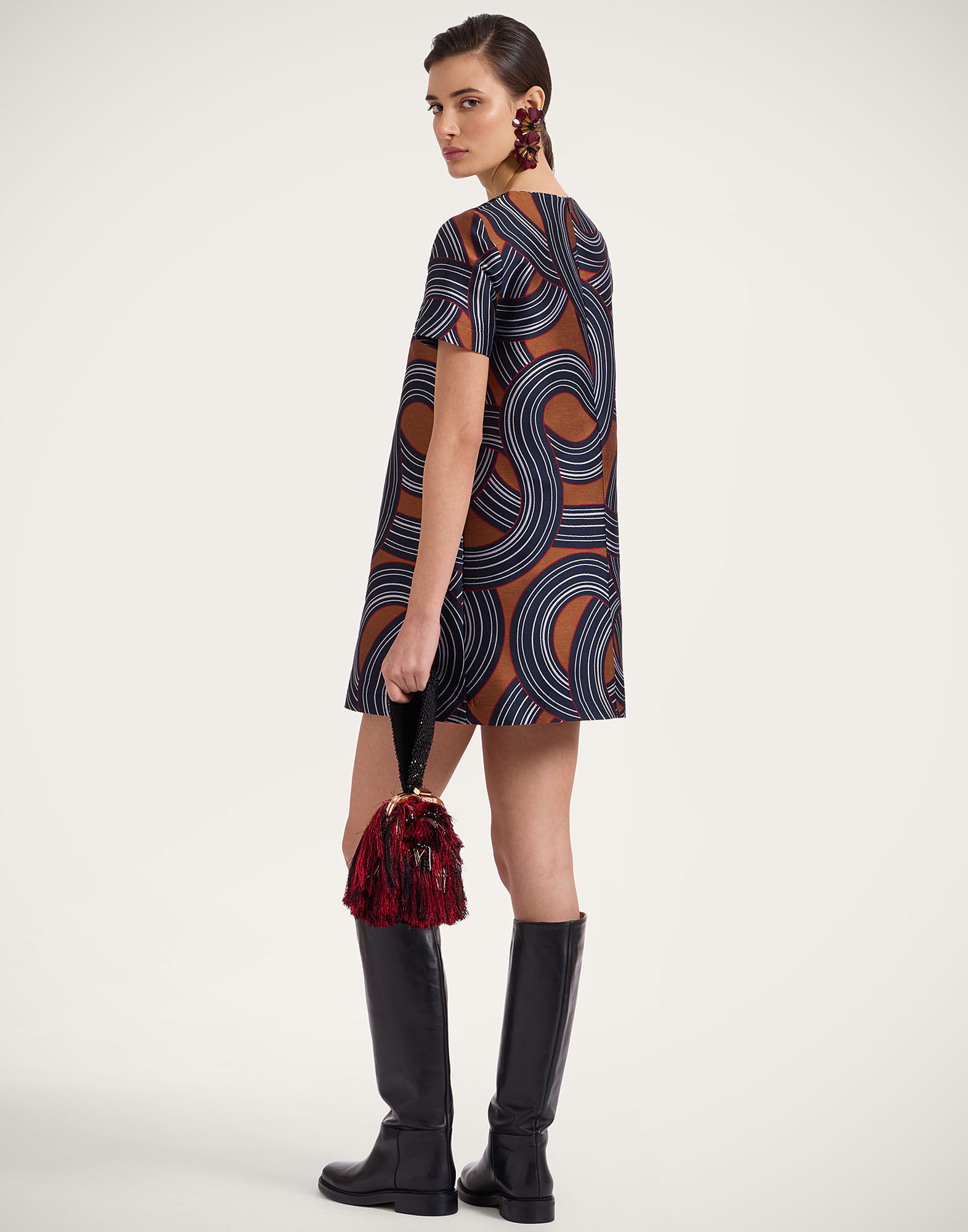 Mini Swing Dress La DoubleJ: Montecarlo Blue Mini Swing Dress La DoubleJ: Montecarlo Blue DRE0658JCQ129