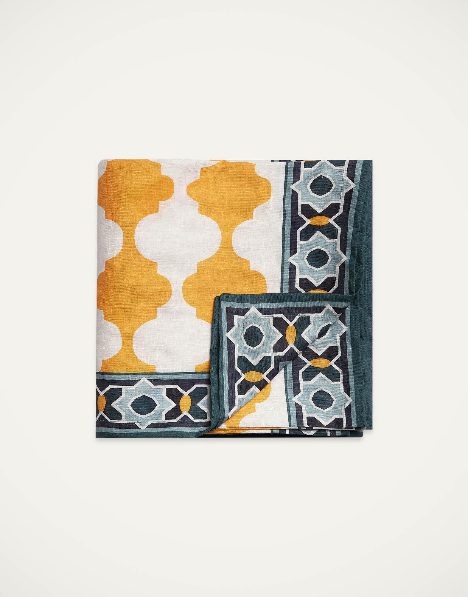 Medium Tablecloth La DoubleJ: Plaza Yellow Medium Tablecloth La DoubleJ: Plaza Yellow TBC0002LIN001