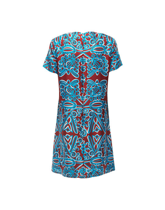 Mini Swing Dress La DoubleJ: Parnaveg Turchese Mini Swing Dress LaDoubleJ: Parnaveg Turchese DRE0963SIL006