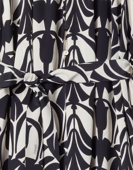 Cerere Shirt Dress La DoubleJ: Papyrus Black & White DRE0818CRE001