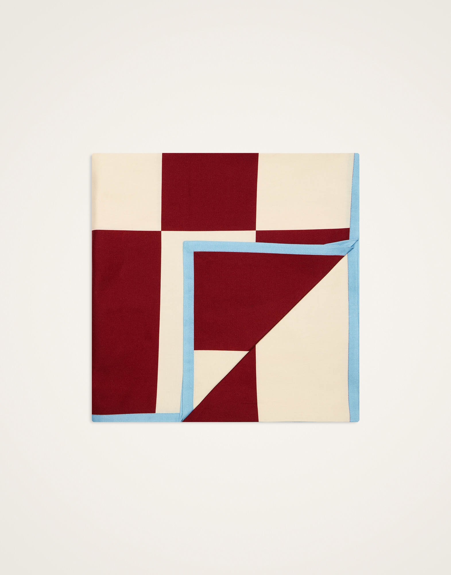 Medium Tablecloth La DoubleJ: Contrada Bordeaux Medium Tablecloth La DoubleJ: Contrada Bordeaux TBC0019COT073
