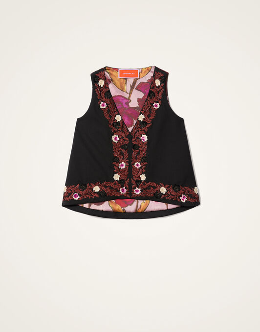 V-Neck Scala Top La DoubleJ: Solid Black V-Neck Scala Top La DoubleJ: Solid Black TOP0181JER071