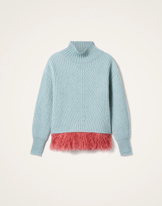 High Kick Sweater La DoubleJ: Powder Blue High Kick Sweater La DoubleJ: Powder Blue PUL0174KNI098