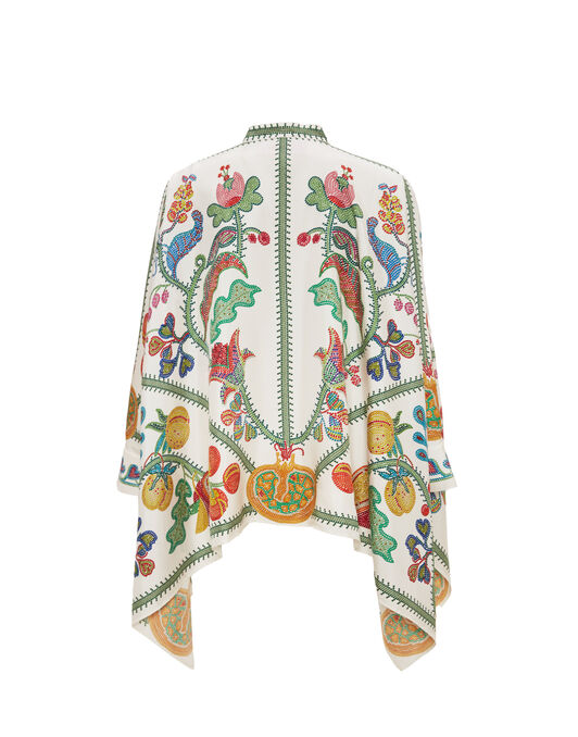 Foulard Shirt La DoubleJ: Grenadilla Placée Off White Foulard Shirt La DoubleJ: Grenadilla Placée Off White SHI0167LAC008