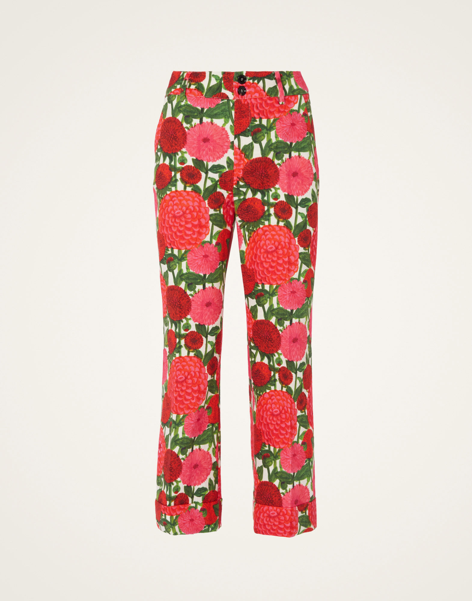 Hendrix Pants La DoubleJ: Pink Dahlias TRO0014COT005