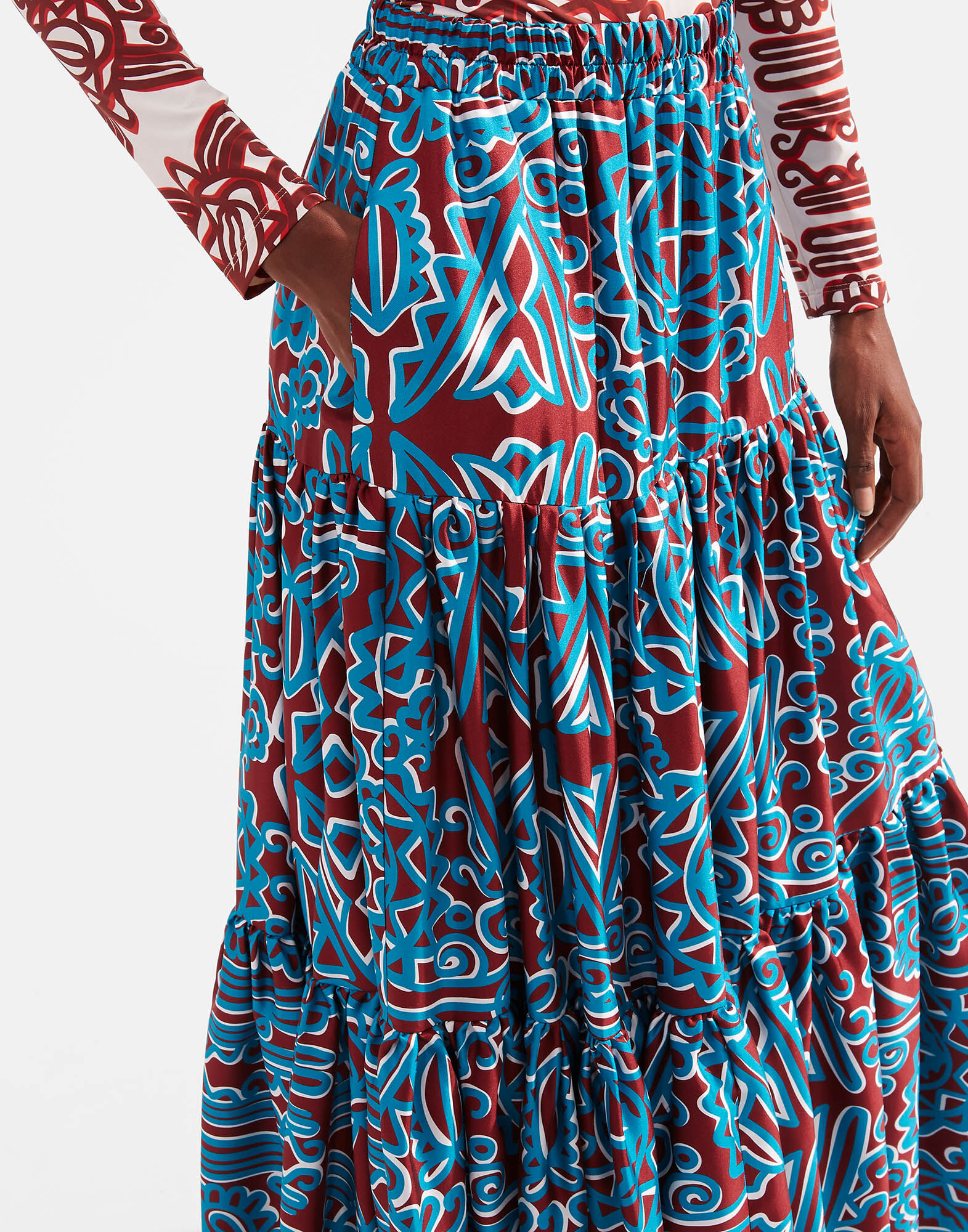 Big Skirt LaDoubleJ: Parnaveg Turchese SKI0001COT020
