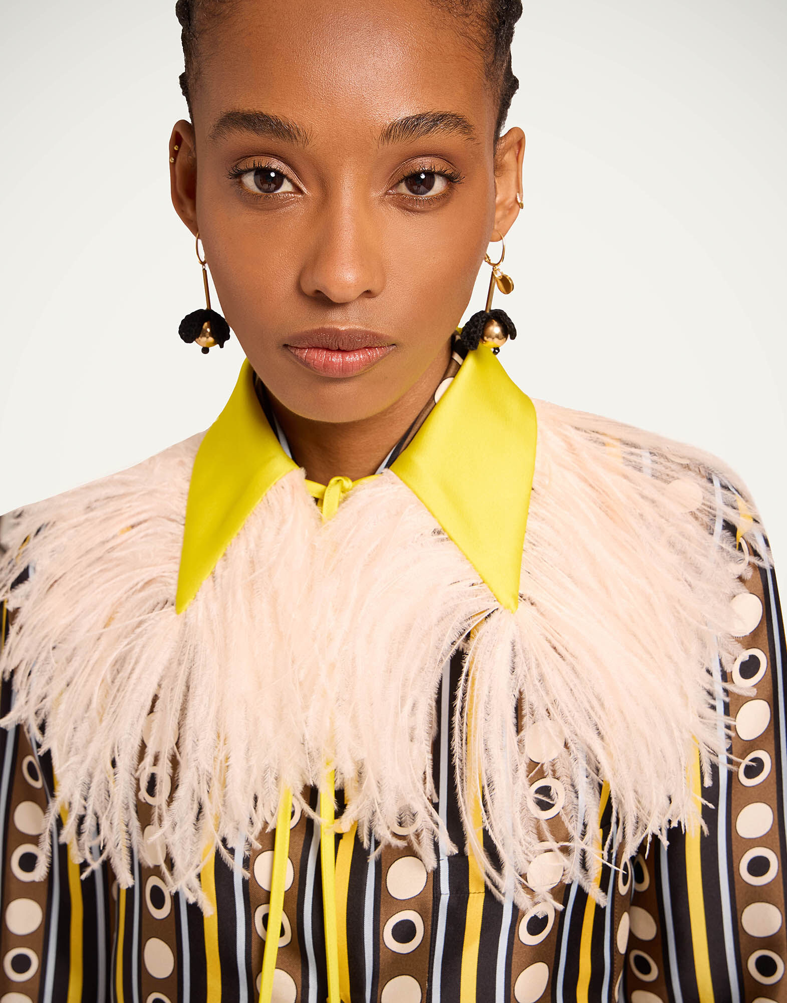 La Scala Collar La DoubleJ: Solid Yellow La Scala Collar La DoubleJ: Solid Yellow SCA0101SIL027