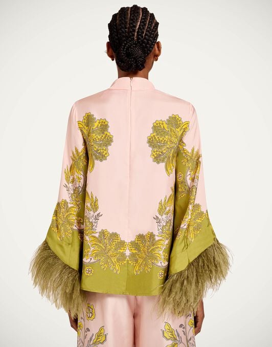Make An Exit Top La DoubleJ: Swathe Placée Pink Make An Exit Top La DoubleJ: Swathe Placée Pink TOP0141SIL026