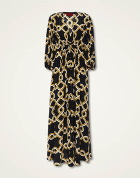 Long Camerino Dress La DoubleJ: Tackle Black DRE0720CRE002