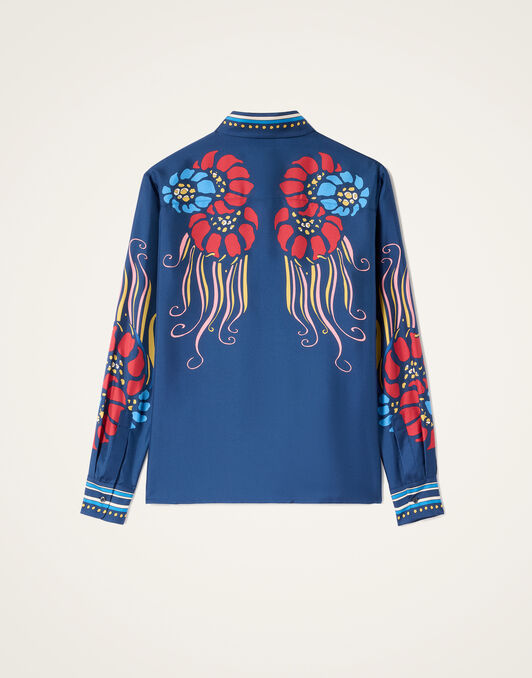 Boy Shirt La DoubleJ: Lemuria Placée Navy SHI0040SIL006