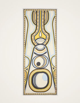 Scarf (70X180) La DoubleJ: Sanctuary Placée Ivory SCA0097MOS001