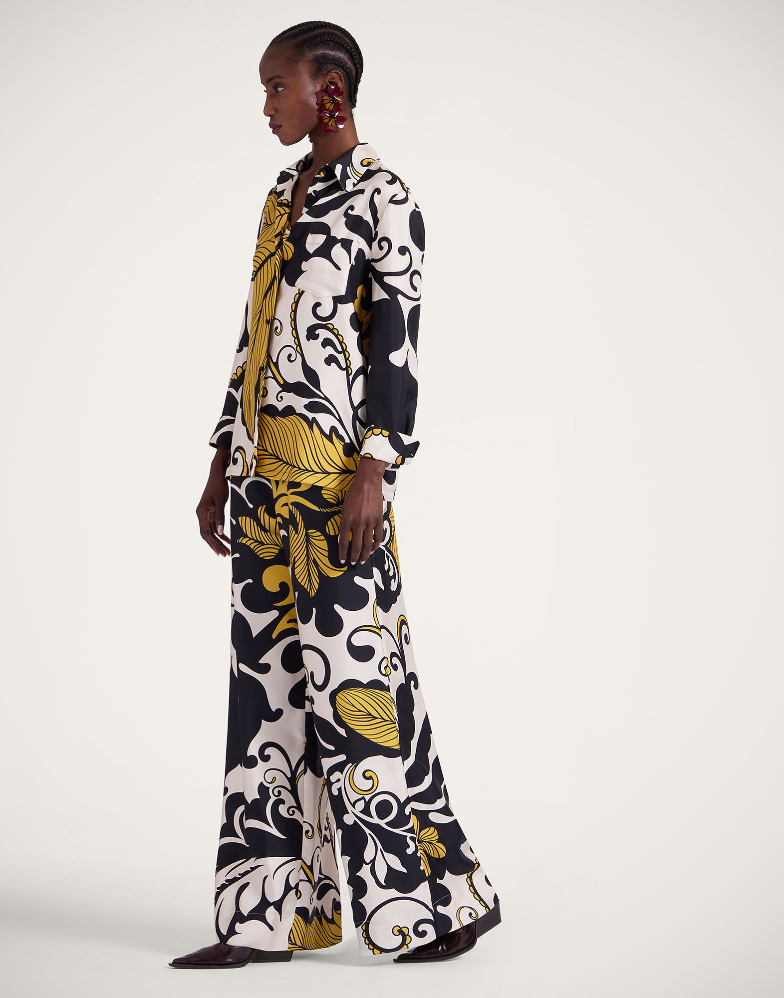 Palazzo Pants La DoubleJ: Marea Black & White Palazzo Pants La DoubleJ: Marea Black & White TRO0003SIL001
