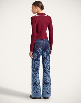 Flare Jeans La DoubleJ: Partenope Navy TRO0096DEN006