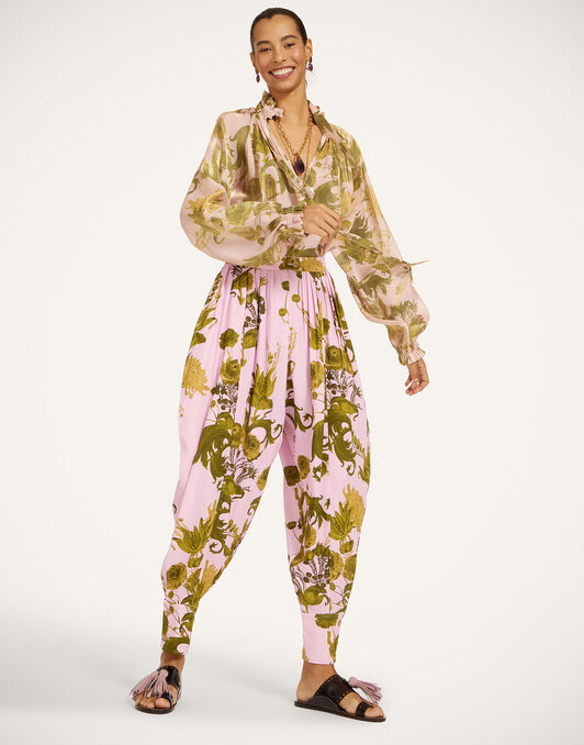 Harem Pants La DoubleJ: Coven Pink Harem Pants La DoubleJ: Coven Pink TRO0216VIS034