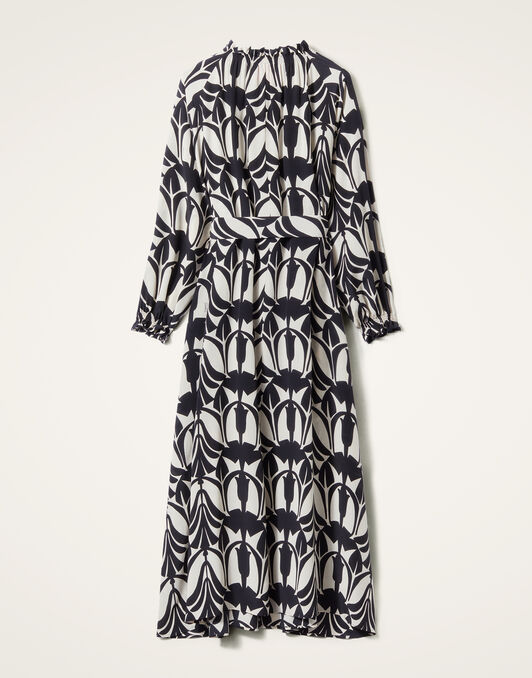 Cerere Shirt Dress La DoubleJ: Papyrus Black & White DRE0818CRE001