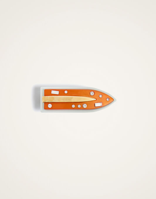 Jazzy Salon Clip La DoubleJ: Solid Orange CLI0001POL008