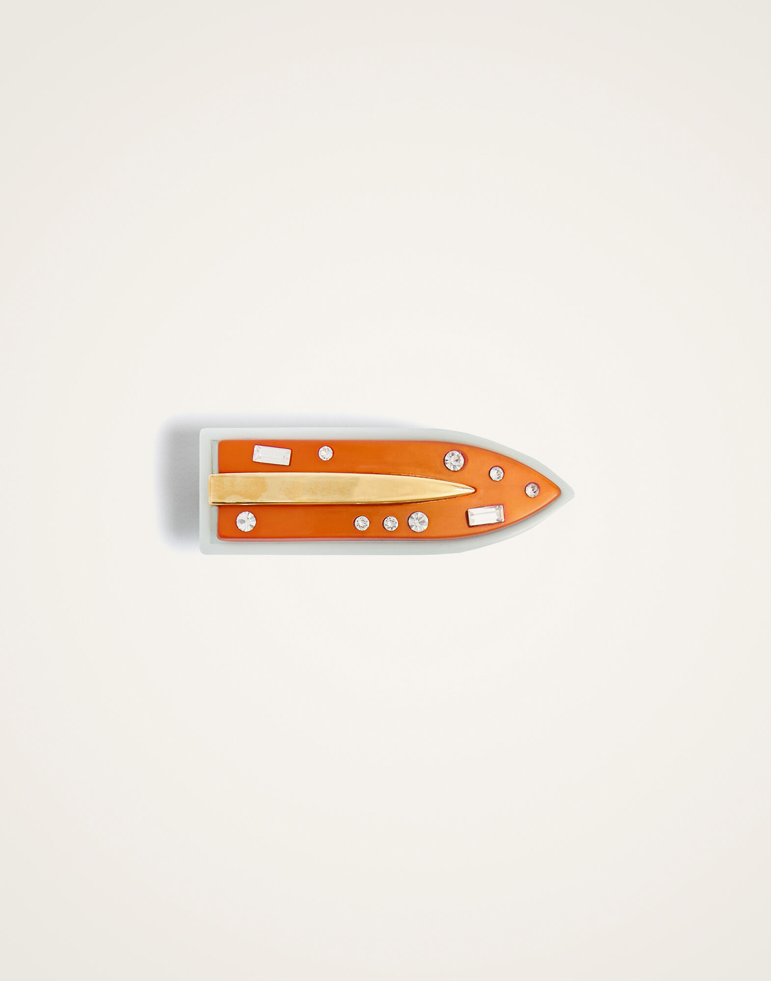 Jazzy Salon Clip La DoubleJ: Solid Orange CLI0001POL008