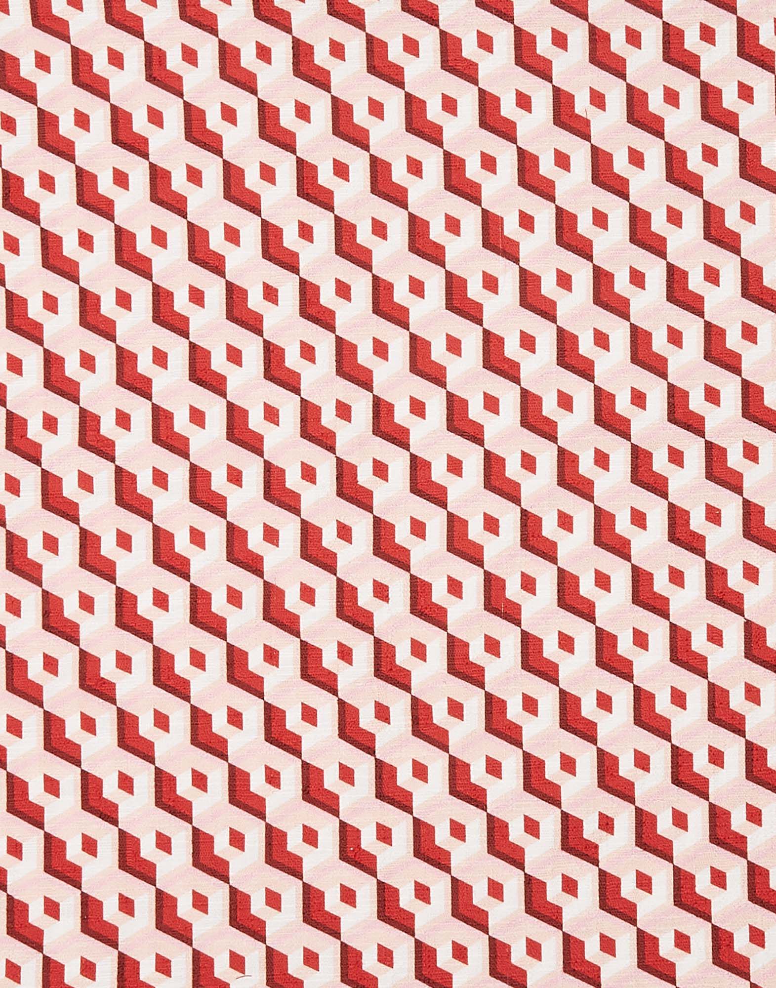 Cushion With Fringes (50X50) La DoubleJ: Cubi Rosso CUS0009COT005