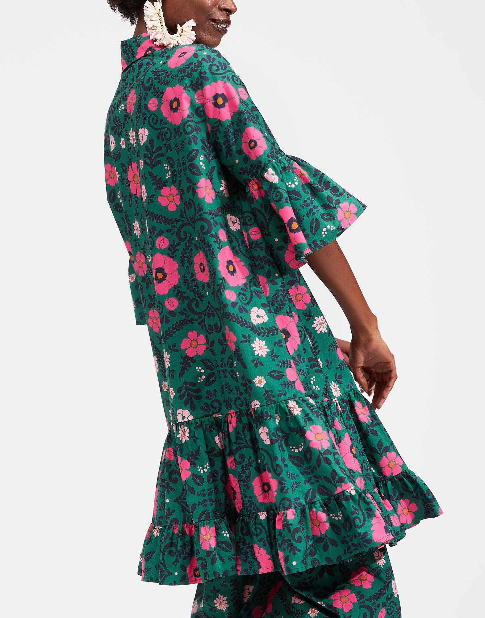 Choux Dress LaDoubleJ: Heckfield Verde DRE0205COT015