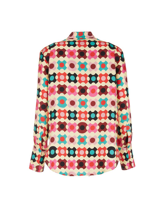 Portofino Shirt La DoubleJ: Groovy Dot Giallo Portofino Shirt LaDoubleJ: Groovy Dot Giallo SHI0046SIL001