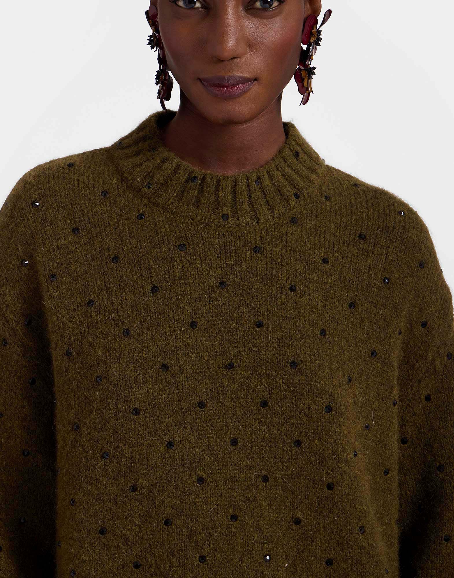 Starlet Sweater La DoubleJ: Military Green Starlet Sweater La DoubleJ: Military Green PUL0219KNI129