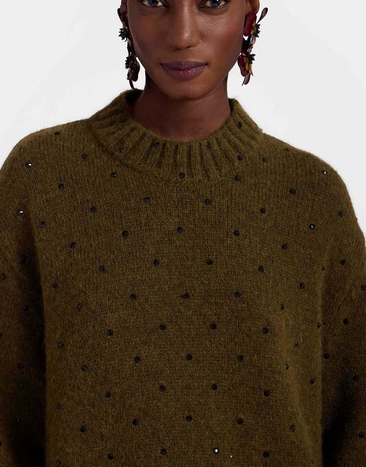 Starlet Sweater La DoubleJ: Military Green Starlet Sweater La DoubleJ: Military Green PUL0219KNI129