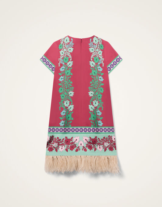 Mini Swing Dress La DoubleJ: Regalia Placée Red Mini Swing Dress La DoubleJ: Regalia Placée Red DRE0963SIL006