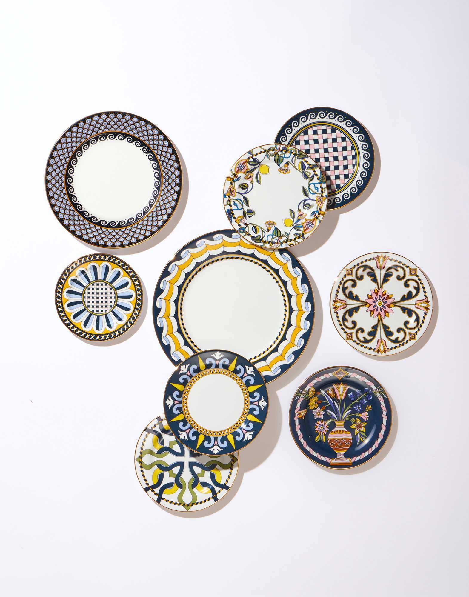 Dessert Plates Set Of 6 La DoubleJ: Vesuvio DIS0062CER001
