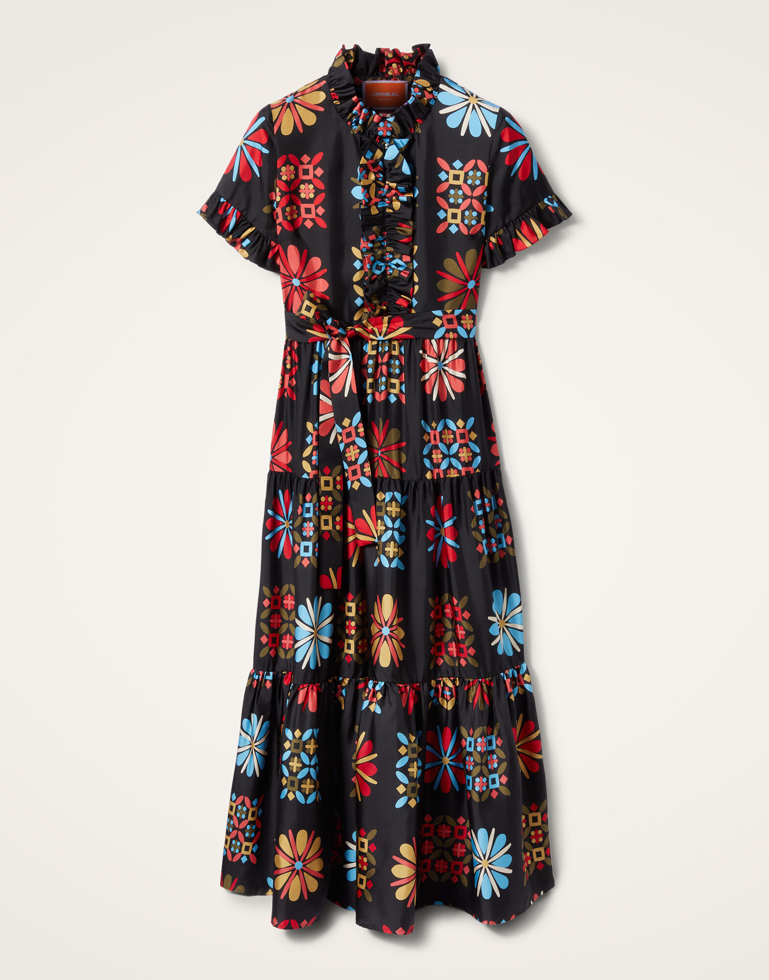 Long And Sassy Dress La DoubleJ: Vetrata Grande Long And Sassy Dress La DoubleJ: Vetrata Grande DRE0017SIL001