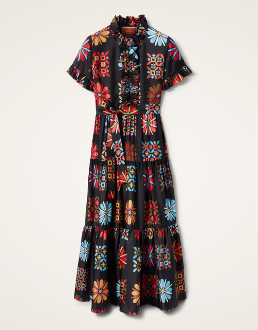Long And Sassy Dress La DoubleJ: Vetrata Grande Long And Sassy Dress La DoubleJ: Vetrata Grande DRE0017SIL001