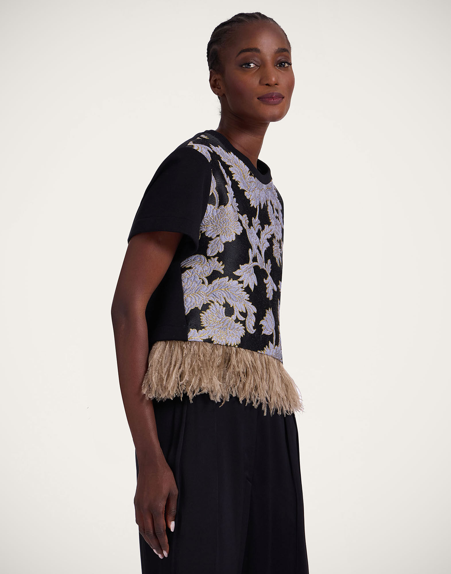 La Scala Tee La DoubleJ: Lark Black La Scala Tee La DoubleJ: Lark Black TSH0041JCQ099