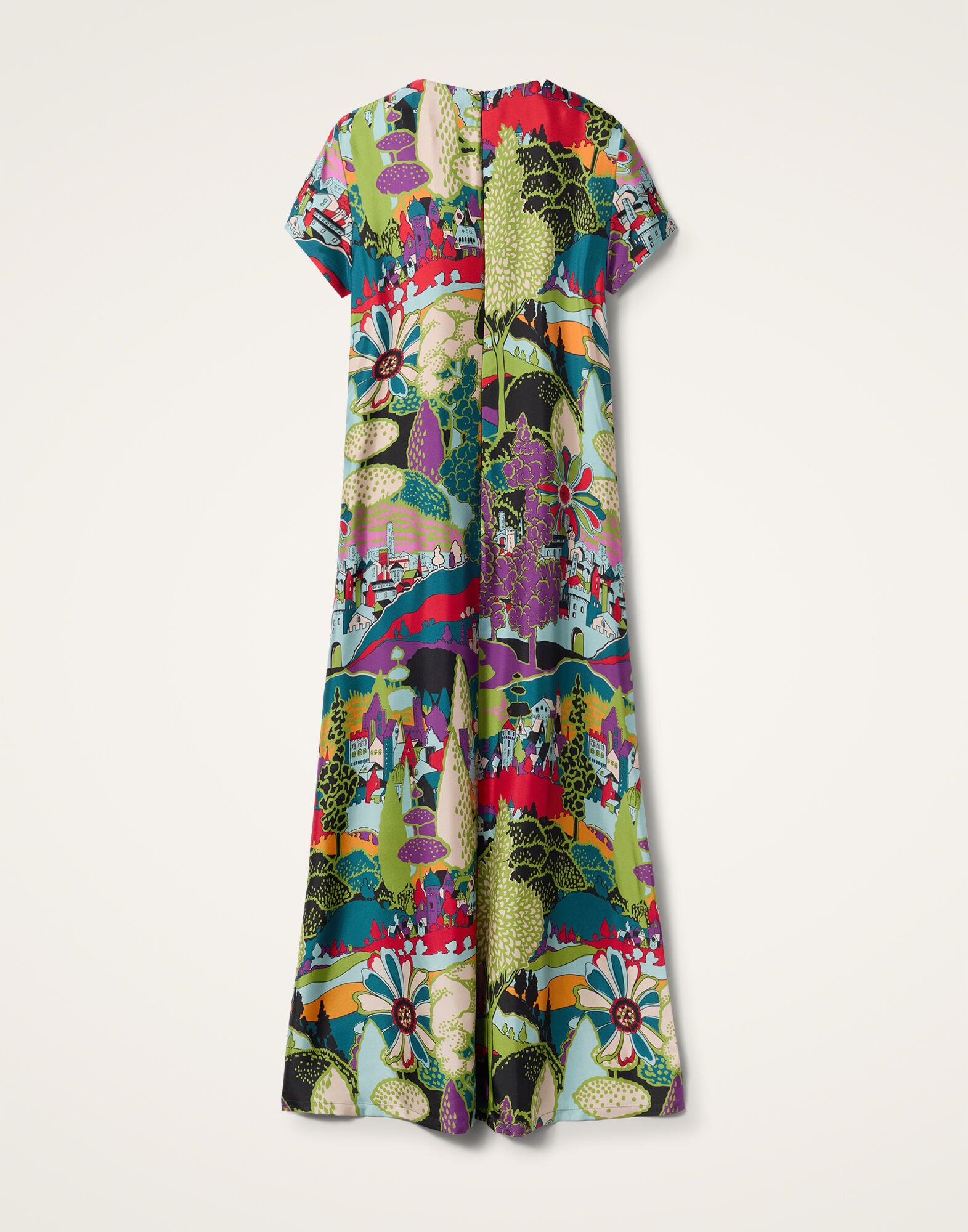 Swing Dress La DoubleJ: Paesaggio DRE0001SIL001