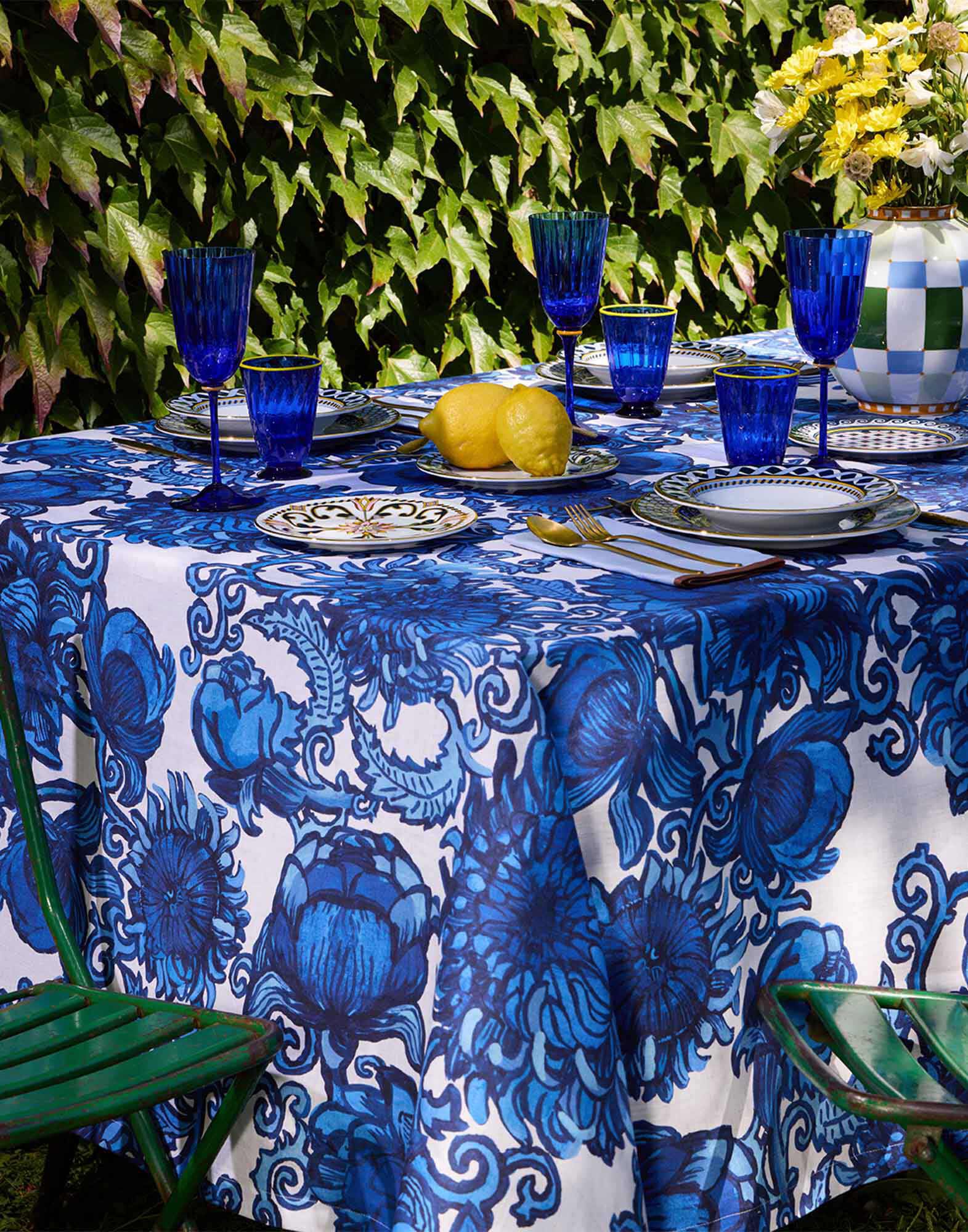 Large Tablecloth La DoubleJ: Anemone Large Tablecloth La DoubleJ: Anemone TBC0003LIN001