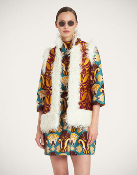 Sleeveless Folk Jacket La DoubleJ: Papyrus Gold JAC0046JCQ052