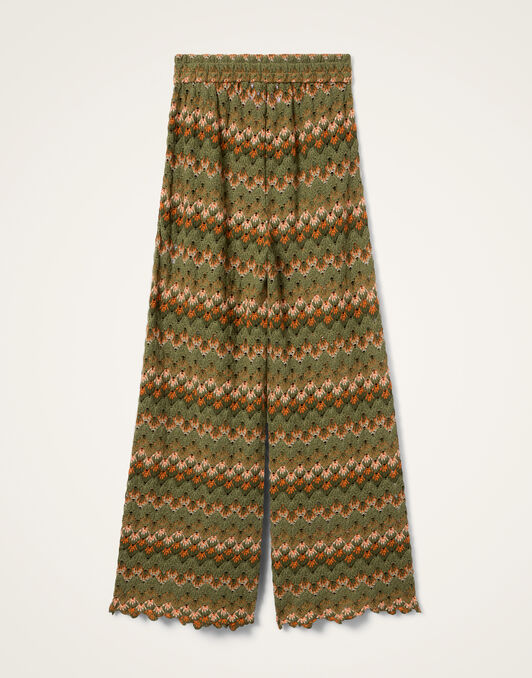 Palazzo Pants La DoubleJ: Multicolor Green & Orange Palazzo Pants La DoubleJ: Multicolor Green & Orange TRO0003COT091