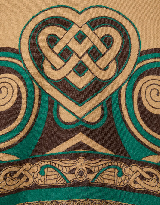 Soul Poncho La DoubleJ: Kells Placée Camel Soul Poncho La DoubleJ: Kells Placée Camel SCA0059WOL025