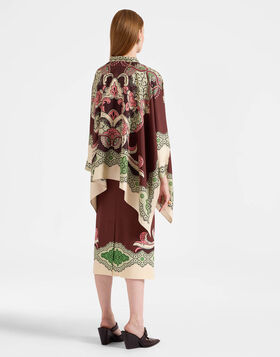 Pencil Skirt La DoubleJ: Portal Placée Brown SKI0022VIS011