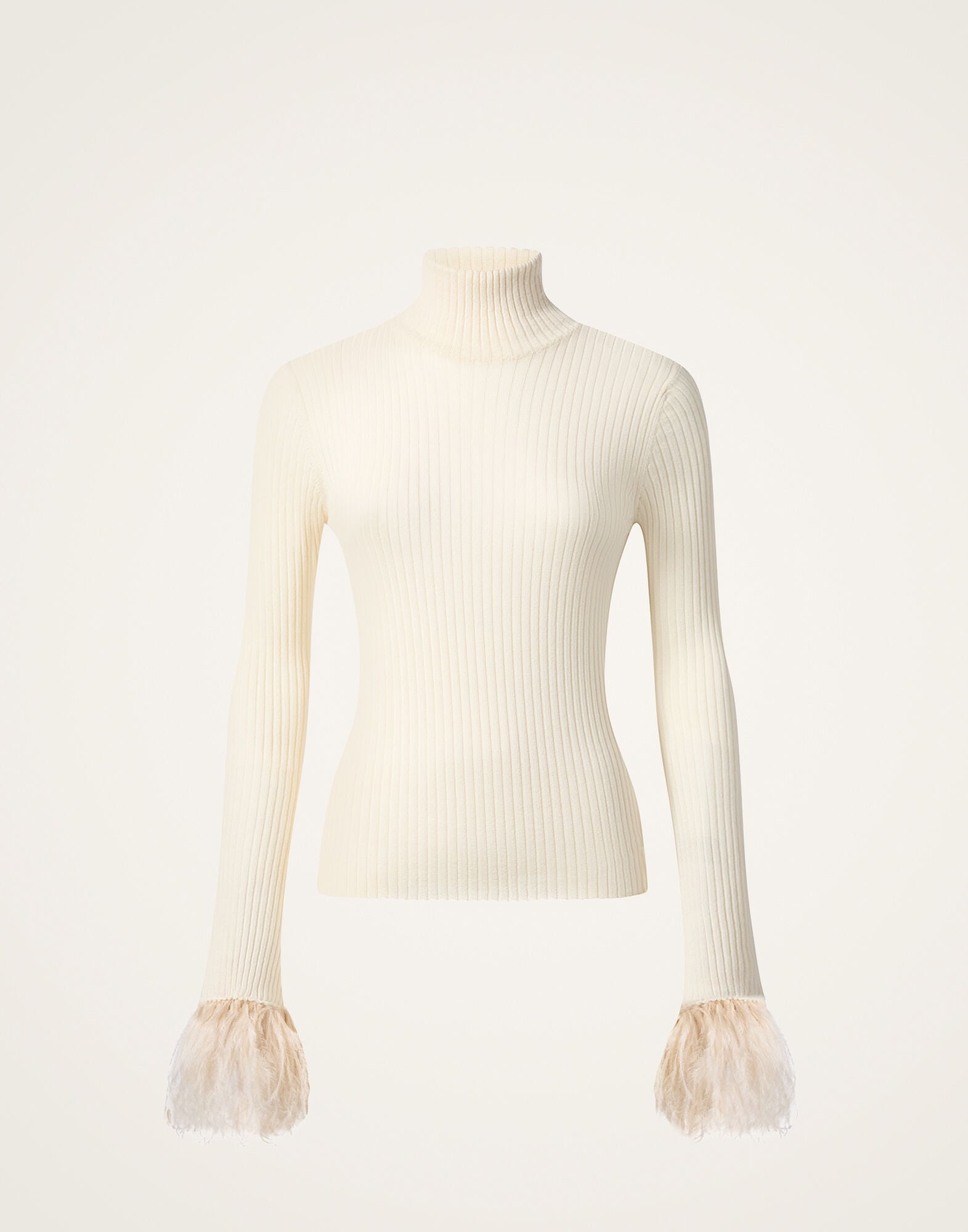 High Kick Top La DoubleJ: Solid Off White PUL0167KNI091