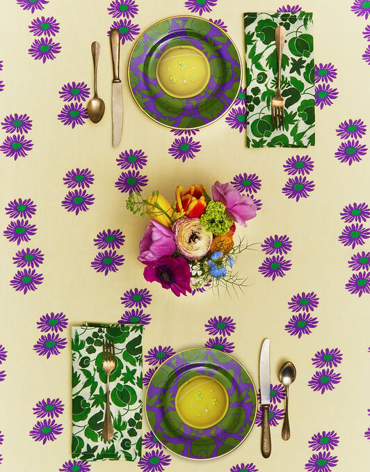Large Napkins Set Of 6 La DoubleJ: Wildbird Verde Small Large Napkins Set Of 6 La DoubleJ: Wildbird Verde Small NAP0002LIN001