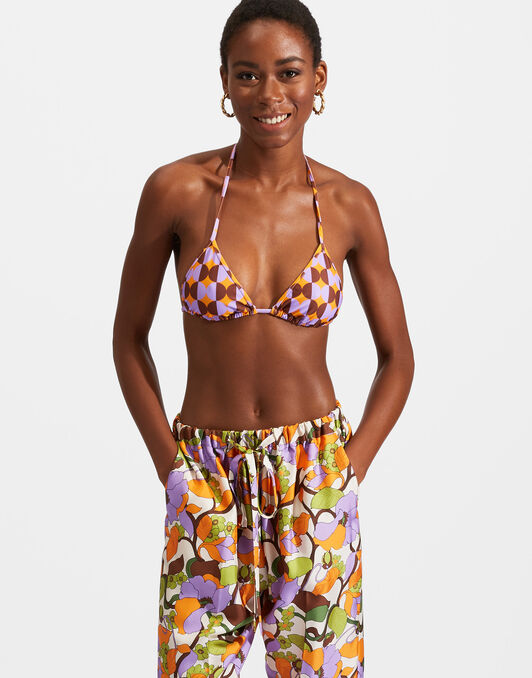 Triangle Bikini Top La DoubleJ: Mezzaluna Orange SWI0003LYC001