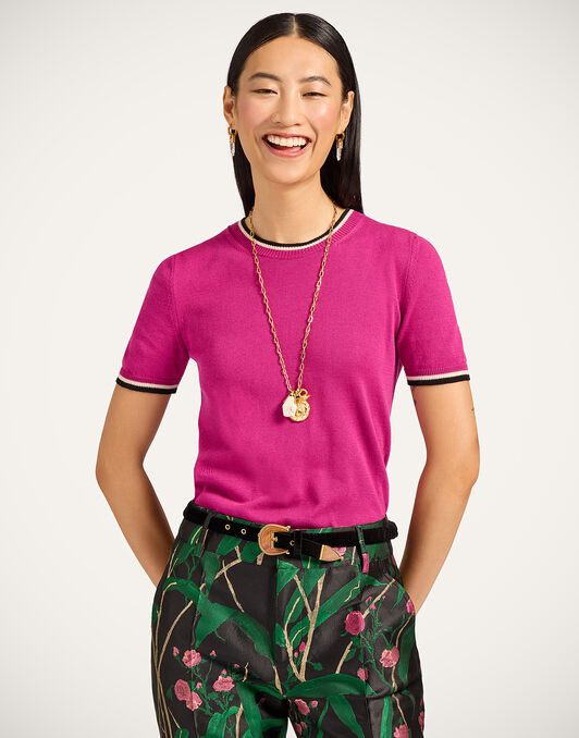 Busy-bee Tee La DoubleJ: Solid Pink Busy-bee Tee La DoubleJ: Solid Pink PUL0260KNI154