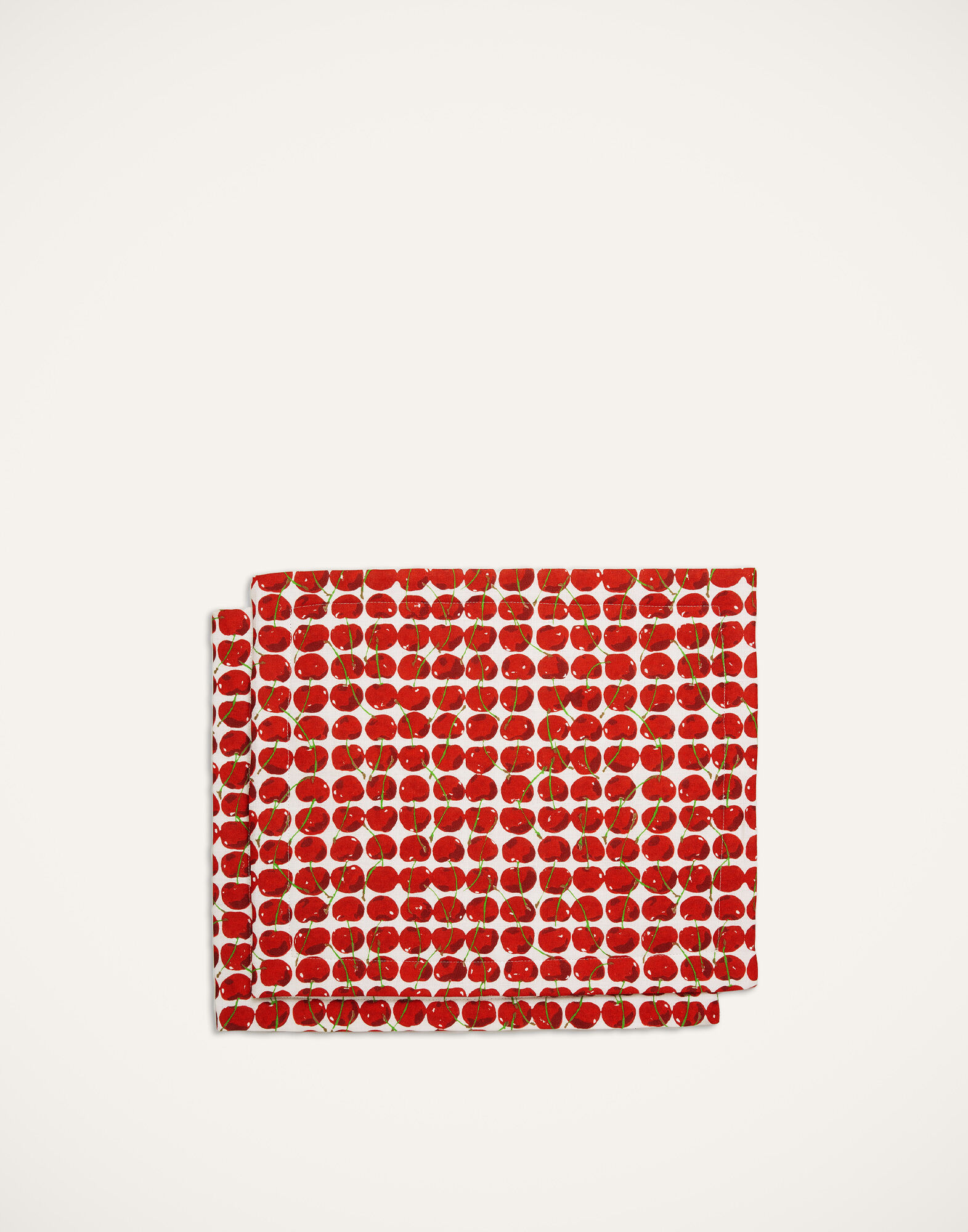 Placemat Set Of 2 La DoubleJ: Cherries Avorio Placemat Set Of 2 La DoubleJ: Cherries Avorio TBM0001LIN005