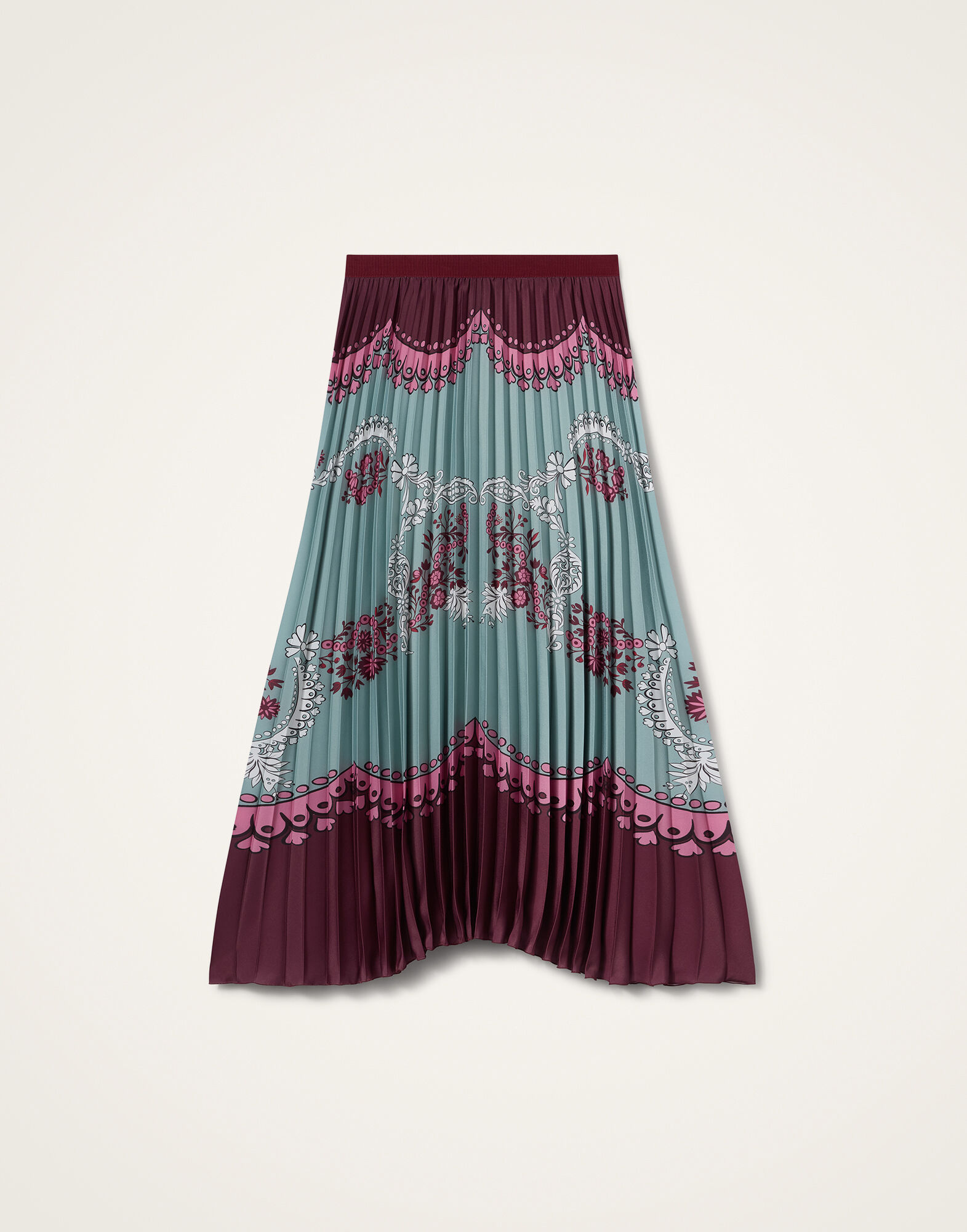 Accordion Skirt La DoubleJ: Wispy Placée Light Blue Accordion Skirt La DoubleJ: Wispy Placée Light Blue SKI0183CHF007