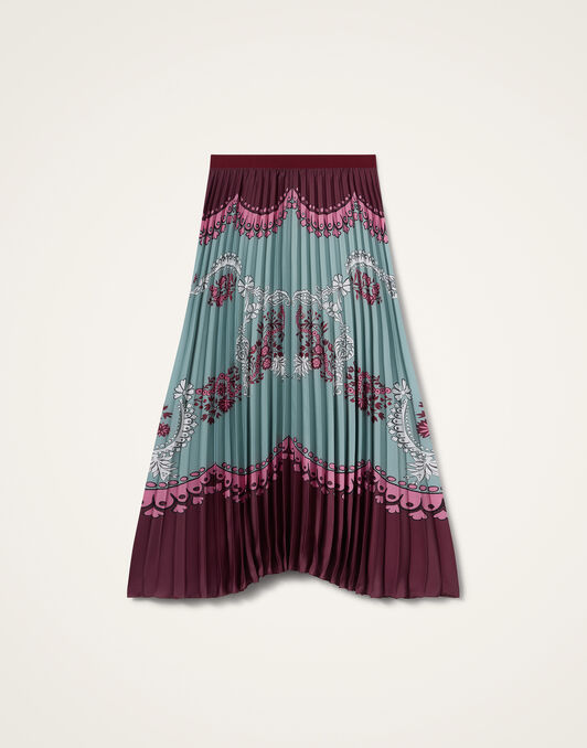 Accordion Skirt La DoubleJ: Wispy Placée Light Blue Accordion Skirt La DoubleJ: Wispy Placée Light Blue SKI0183CHF007