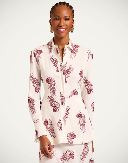 Iris Shirt La DoubleJ: Lemuria White SHI0113JCQ132