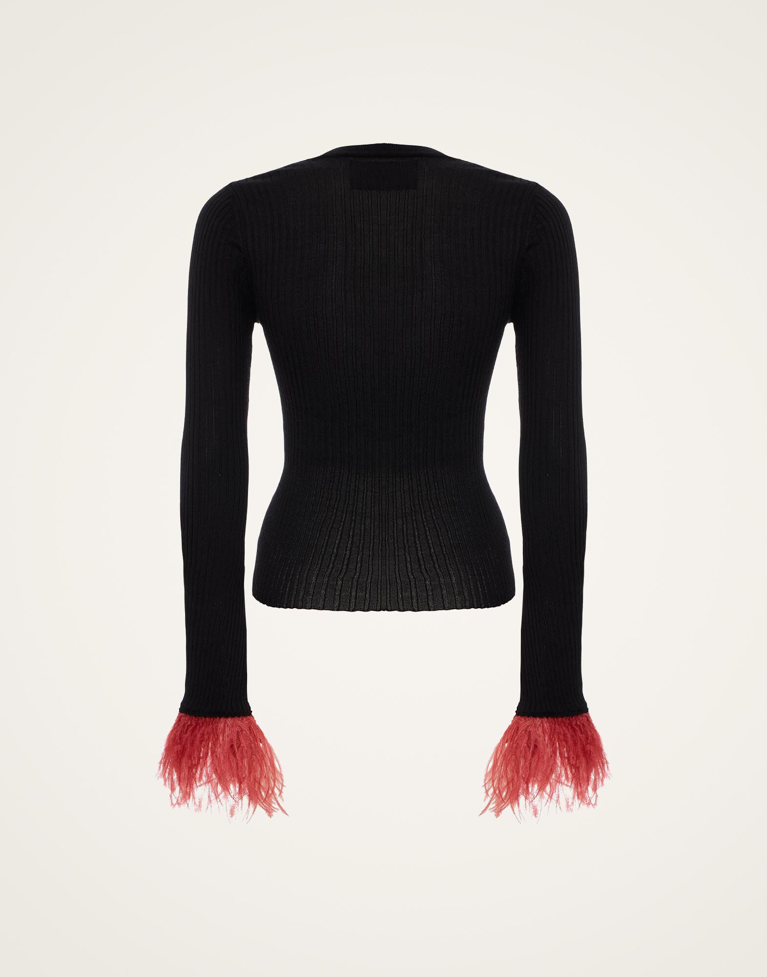 V-Neck High Kick Top La DoubleJ: Solid Black V-Neck High Kick Top La DoubleJ: Solid Black PUL0206KNI122