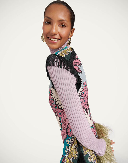 Scarf Dress La DoubleJ: Symposium Placée Light Blue DRE0964SIL009