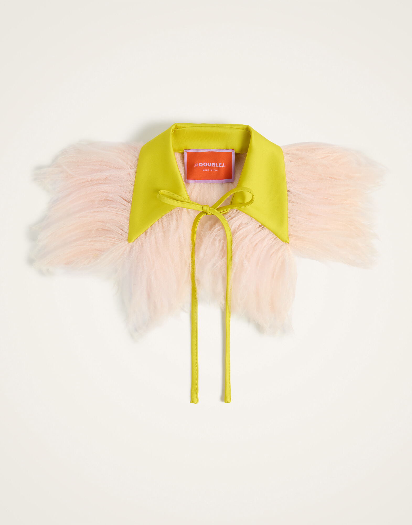 La Scala Collar La DoubleJ: Solid Yellow La Scala Collar La DoubleJ: Solid Yellow SCA0101SIL027