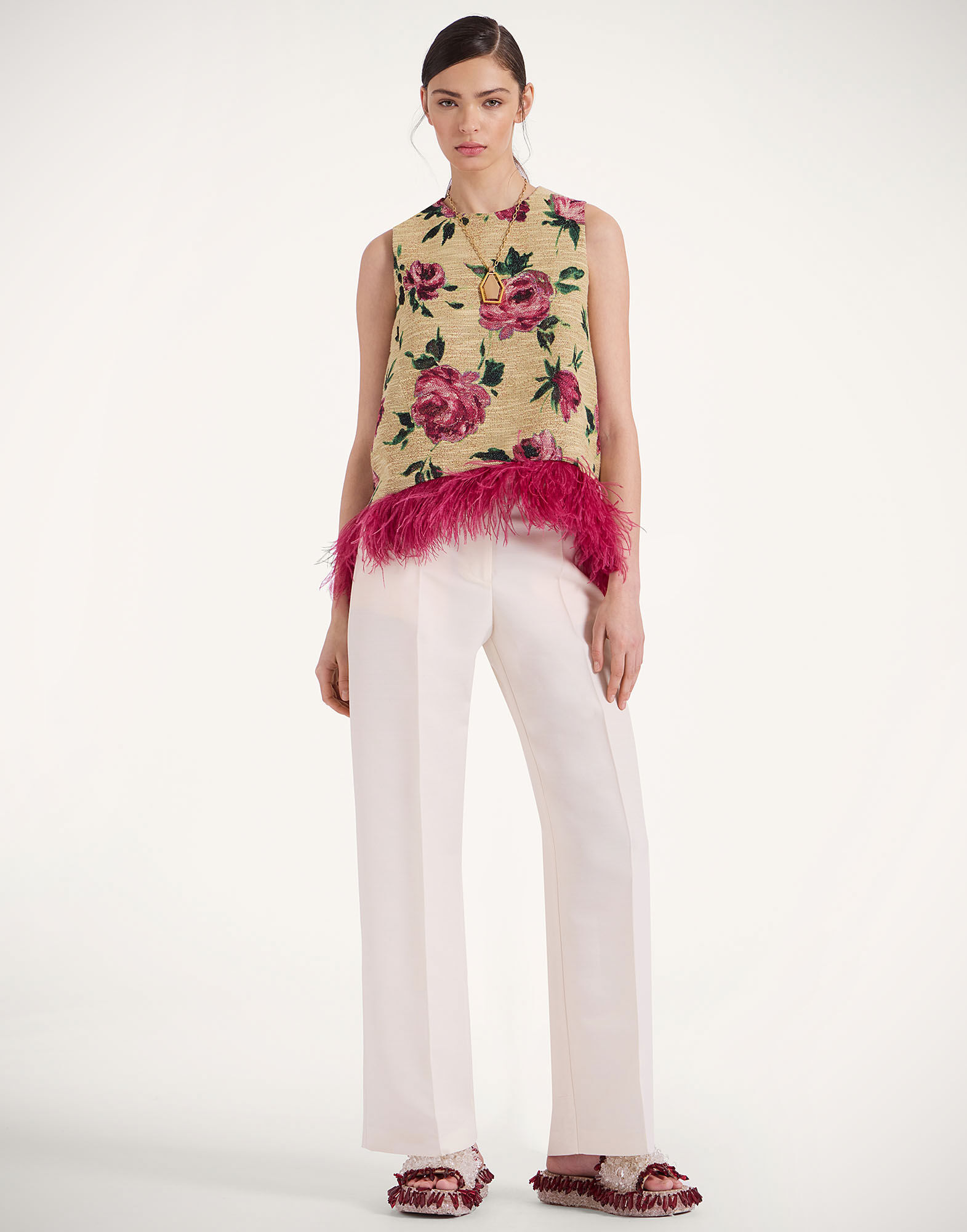 Let Loose Pants La DoubleJ: Solid Ivory Let Loose Pants La DoubleJ: Solid Ivory TRO0149CAD001