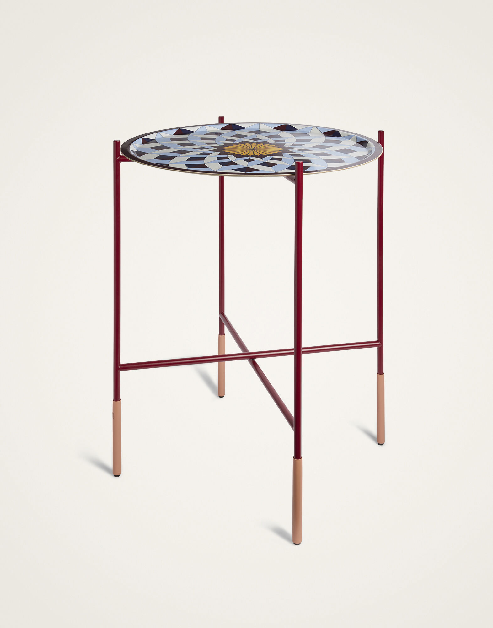 Foldable Tray Stand La DoubleJ: Solid Bordeaux FTS0001MTL001